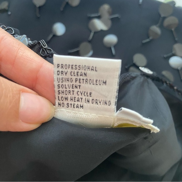 Vintage Cache Cocktail Sequin Dress Sparkle Night Club Mobwife Sz 10 - Picture 8 of 11